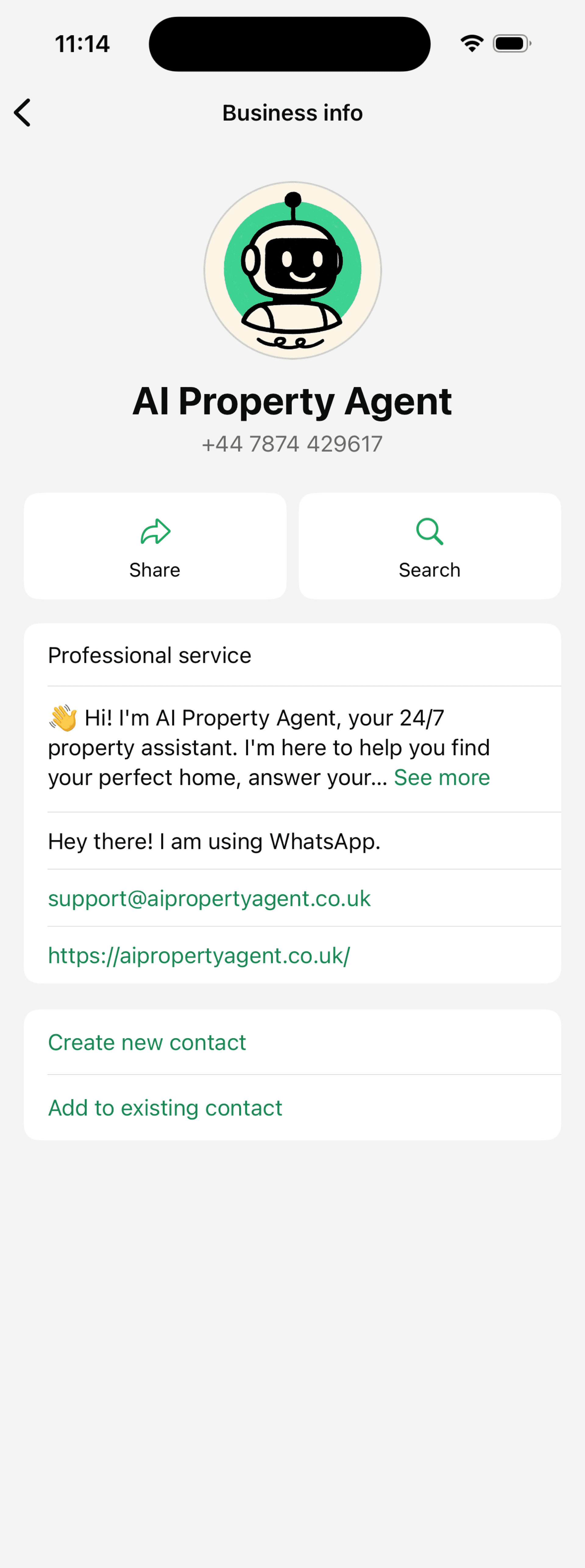 Mobile friendly AI assistant interface